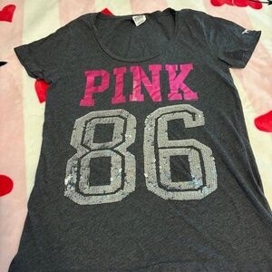 Rare vintage Pink Victoria’s Secret shirt bling 86